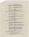 Moe Howard's 8pp. Sketch Entitled ''Stooge Material for Shipyard Follies'', With Curly, Circa 1944 With References to WWII -- Annotated by Moe on First Page -- 8.5'' x 11'', Near Fine